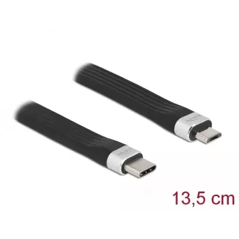 FPC plochý kábel DeLOCK USB 2.0 Type-C na Micro-B 86793