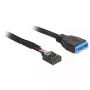 Interný USB kábel DeLOCK 83777 0,6 m konektor samec na konektor samica
