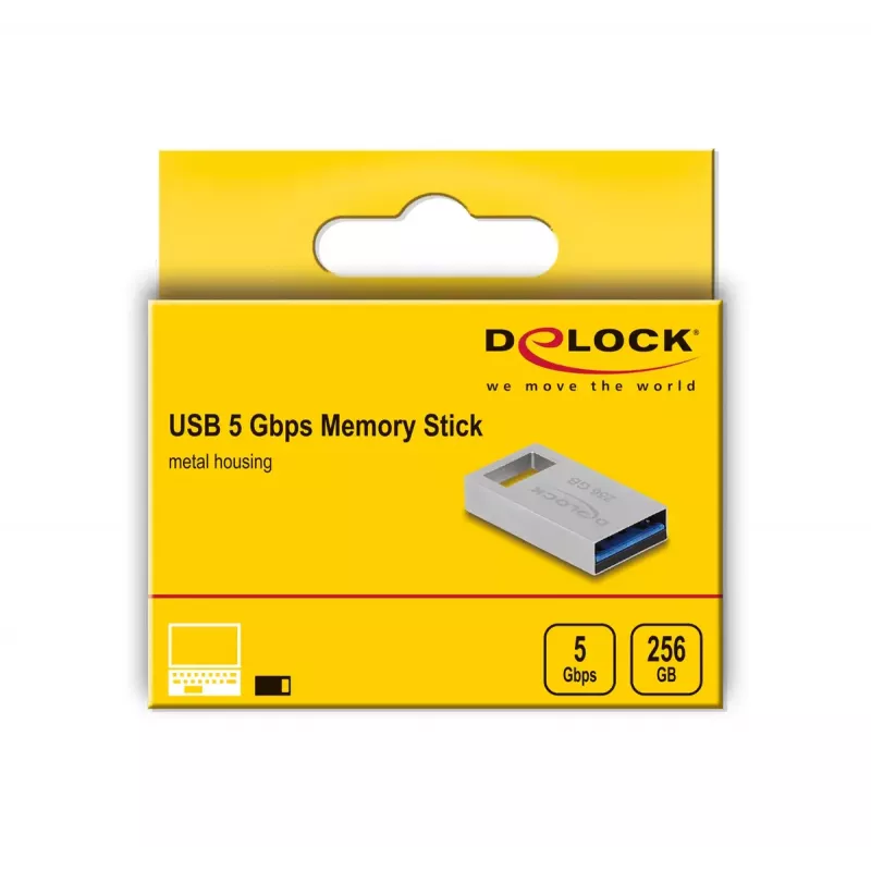 USB flash disk DeLOCK 256GB USB Type-A 3.2 Gen 1 54006