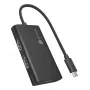 ICY BOX adaptér USB Type-C na 3x HDMI, USB 3.2 Gen 2 (3.1 Gen 2) Type-C, HDMI, 10000 Mbit/s, 144 Hz, 3840 x 2160, 7680 x 4320, 7680 x 4320 pixelov