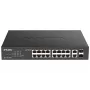 D-Link DGS-1100-18PV2 sieťový switch Managed L2 Gigabit Ethernet (10/100/1000) Power over Ethernet (PoE) 1U čierny