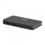 KVM switch club 3d Dual USB-C to HDMI, 2-portový, 4K UHD 3840x2160, USB-C konzola, 65W PD, čierny