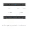KVM switch club 3d Dual USB-C to HDMI, 2-portový, 4K UHD 3840x2160, USB-C konzola, 65W PD, čierny