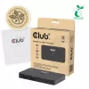 KVM switch club 3d Dual USB-C to HDMI, 2-portový, 4K UHD 3840x2160, USB-C konzola, 65W PD, čierny