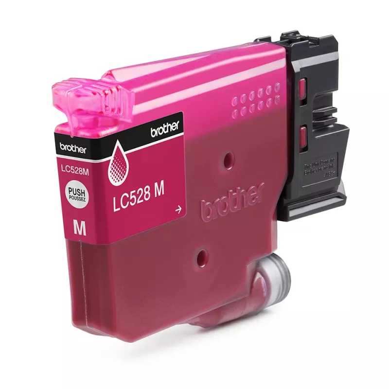 Atramentová kazeta Brother LC528M originálna magenta, jednotlivé balenie, výdrž 5000 strán