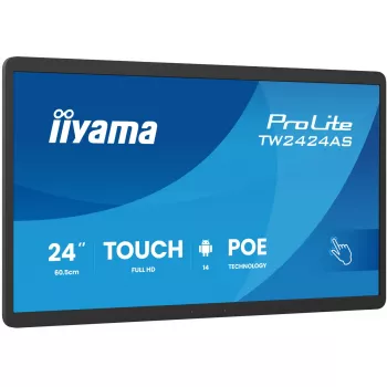 Interaktívny plochý displej IIYAMA TW2424AS-B3P 23,8 palca Full HD IPS dotyková obrazovka Wi‑Fi Android 24/7 450 cd/m²