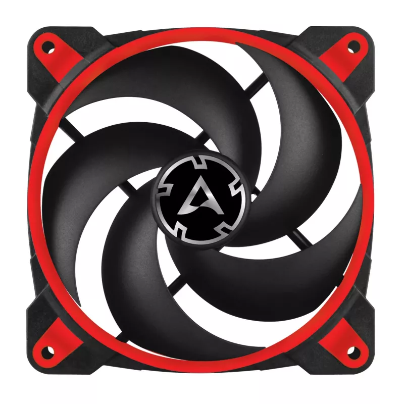 ARCTIC BioniX P120 (červený) – 120 mm herný ventilátor optimalizovaný na tlak s PWM PST