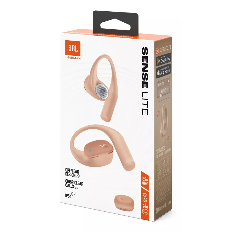 JBL Sense Lite headset bezdrôtový so zavesením na ucho hovory/hudba Bluetooth béžový