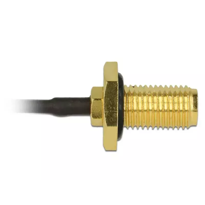 DeLOCK 88965 anténny kábel, SMA zásuvka bulkhead na MHF (U.FL), 10 cm