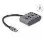 DeLOCK 63223 USB 3.2 Gen 1 Type-C hub 5000 Mbit/s čierna