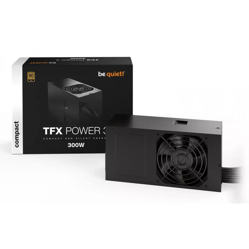 be quiet TFX POWER 3 300W Gold napájací zdroj 20+4 Pin ATX čierny