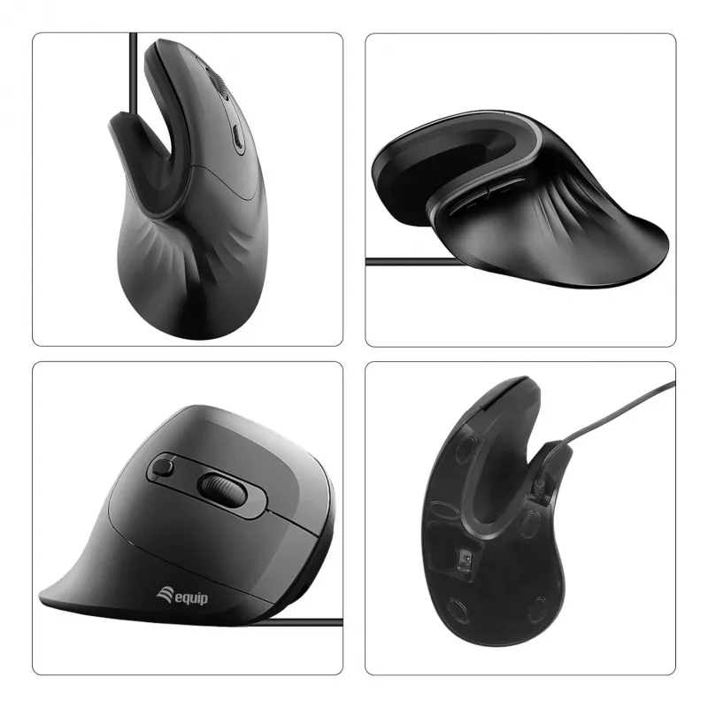 Equip 245119 myš univerzálna pravácka USB Type-A + USB Type-C optická 7200 DPI