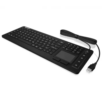 KeySonic KSK-6231 INEL (UK) klávesnica, priemyselná, USB, QWERTY, UK-angličtina, čierna