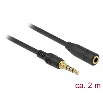 Audio kábel DeLOCK 85631 2 m 3,5 mm čierny