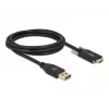 USB kábel DeLOCK 84019 2 m USB 3.2 Gen 1 USB A USB C čierny