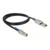 Sieťový kábel DeLOCK 83734 Mini SAS HD SFF-8644 na Mini SAS SFF-8088 1 m čierny