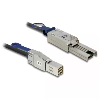 Sieťový kábel DeLOCK 83734 Mini SAS HD SFF-8644 na Mini SAS SFF-8088 1 m čierny