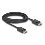 DeLOCK DisplayPort kábel 16K 30 Hz 8K 60 Hz 40 Gbit/s 3 m