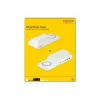 Voľne stojaca nabíjačka DeLOCK USB a bezdrôtová nabíjačka 2 x USB Type-C PD + 3 x USB Type-A so 110 W