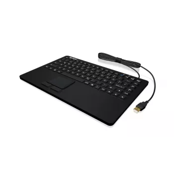 KeySonic KSK-5230 IN (DE) klávesnica kancelárska USB QWERTZ nemecká čierna