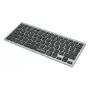 Manhattan Ultra tenká dual-mode bezdrôtová klávesnica, nemecké QWERTZ rozloženie, Bluetooth (v3.0) a bezdrôtová (2,4 GHz), 78 plochých nožnicových klávesov, automatická správa napájania, dosah 10 m, USB-A mikroprijímač, AAA batéria (súčasť balenia), Windows a Mac, trojročná záruka