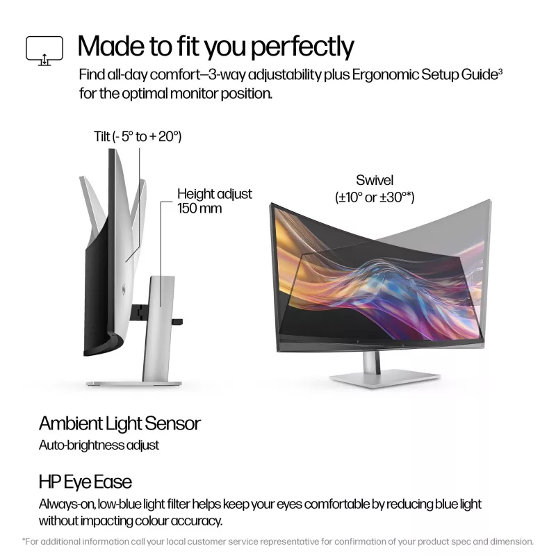 HP Series 7 Pro 37,5 palcov WQHD+ Thunderbolt 4 monitor - 738pu