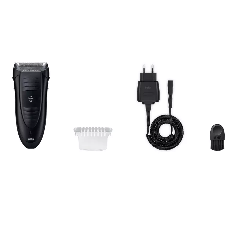Braun Series 1 -170 fóliový holiaci strojček trimmer čierny
