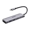 Ugreen 15214 dokovacia stanica/port replikátor pre notebook káblová USB 3.2 Gen 1 (3.1 Gen 1) Type-C fialová, metalická