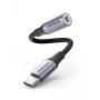 Ugreen 80154 kábel k mobilnému telefónu čierny, sivý USB C 3,5mm