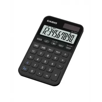 Kalkulačka CASIO SL-310YC vrecková, jednoduchá, 10-miestna, batéria a solár, daňové a ziskové funkcie, čierna