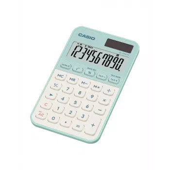 Kalkulačka CASIO SL-310YC vrecková Basic 10-miestna batéria/solár svetlozelená