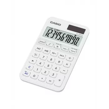 Kalkulačka CASIO SL-310YC vrecková Basic, 10-miestna, batéria/solár, biela