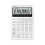 Stolná základná kalkulačka CASIO MS-200DQ 12-miestna, batéria/solár, daňové a ziskové funkcie, biela