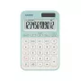 Stolná kalkulačka CASIO MS-20YC — Basic 12-miestna, batéria/solár, daňové a ziskové funkcie, svetlozelená