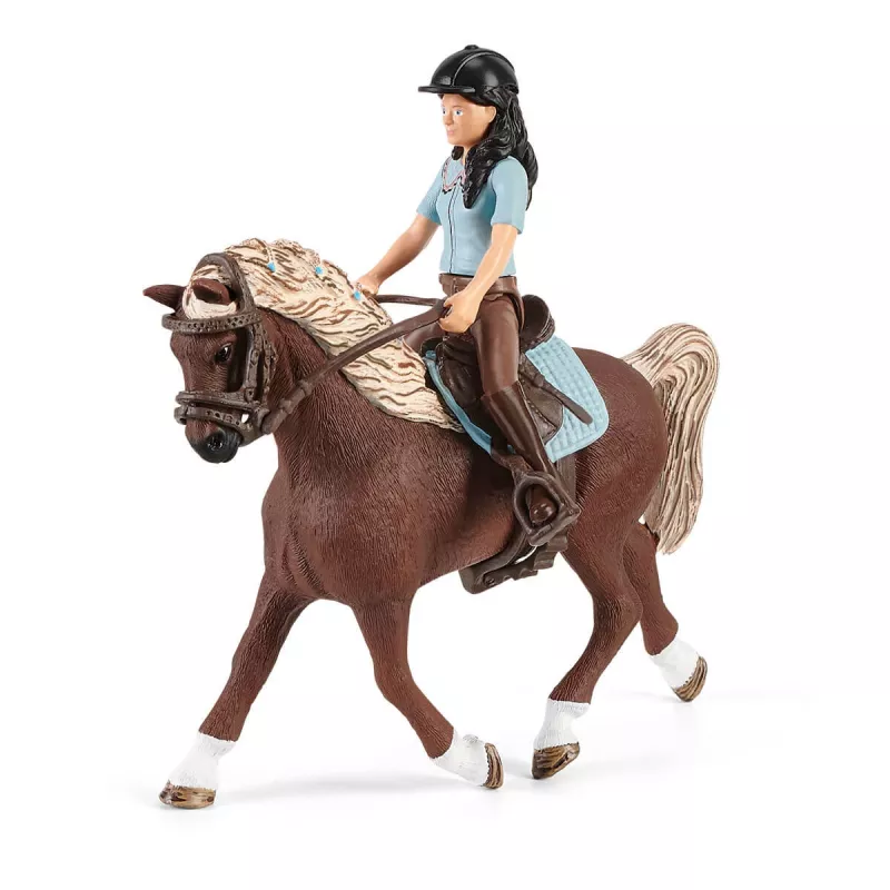 Zviera Schleich HORSE CLUB umývadlo s Emily a Lunou
