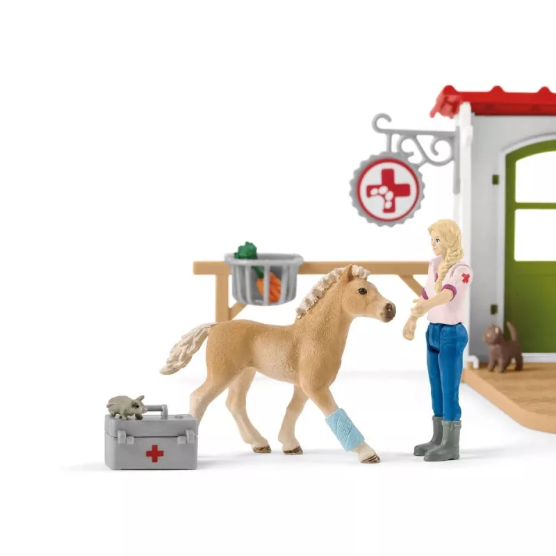 Veterinárna ordinácia so zvieratami Schleich 42502