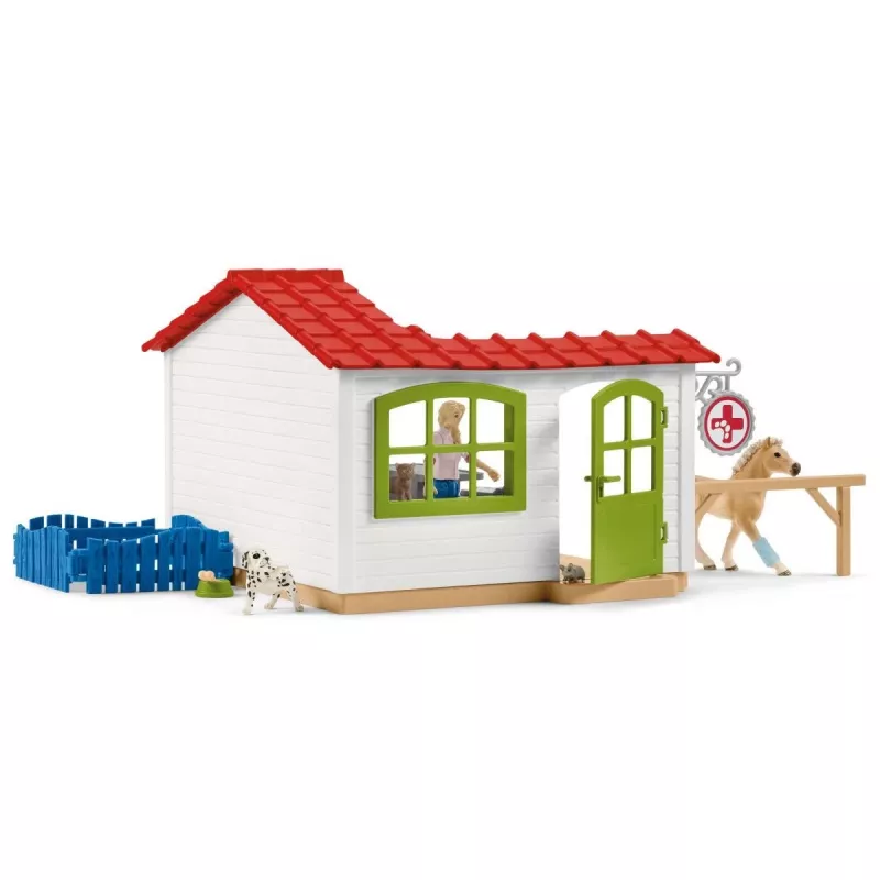Veterinárna ordinácia so zvieratami Schleich 42502