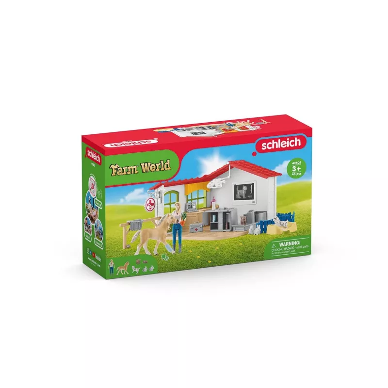 Veterinárna ordinácia so zvieratami Schleich 42502