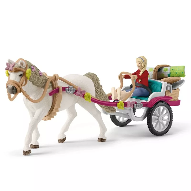 Farma Schleich HORSE CLUB malý kočiar na veľký jazdecký turnaj
