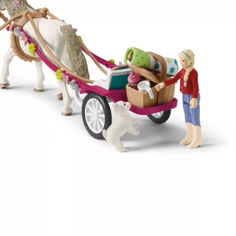 Farma Schleich HORSE CLUB malý kočiar na veľký jazdecký turnaj