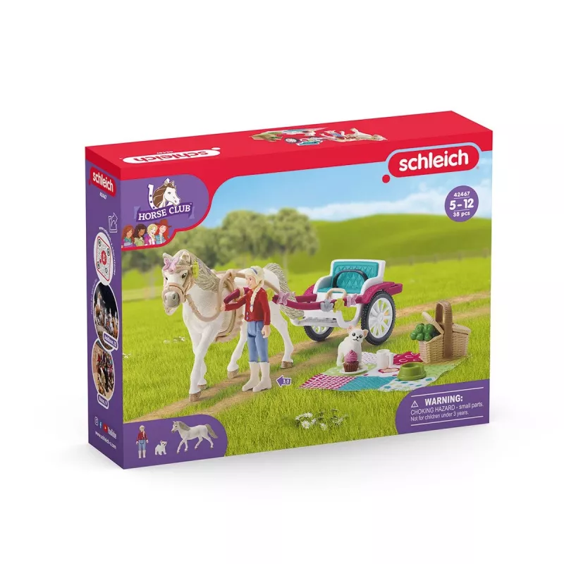 Farma Schleich HORSE CLUB malý kočiar na veľký jazdecký turnaj