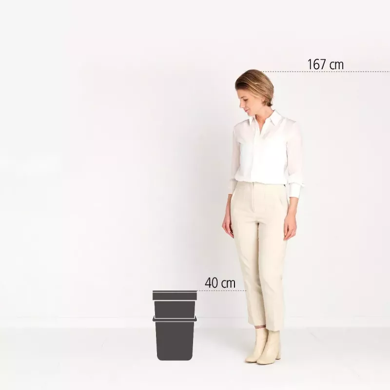 Brabantia Sort & Go 16 L zelený odpadkový kôš 220x279x401 mm