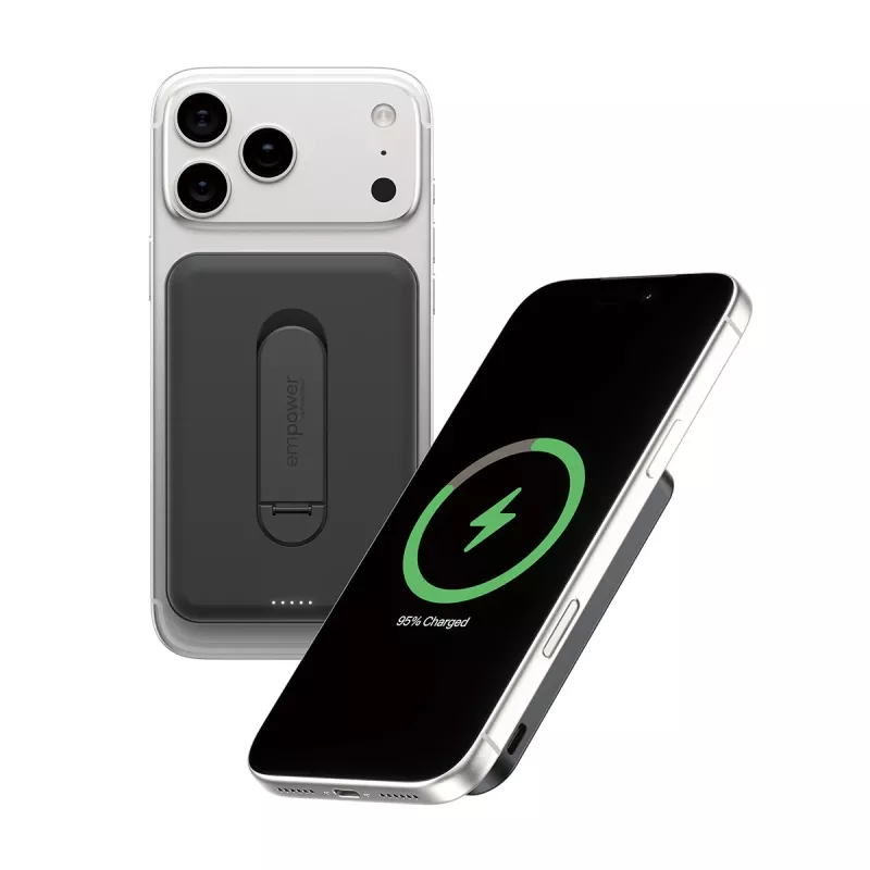 PanzerGlass empower™ by ® empower™ banka so Spin Stand | 5000mAh | Space Black