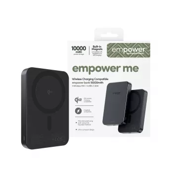 Prenosná powerbanka PanzerGlass empower™ 10000mAh Space Black, 0,245 kg
