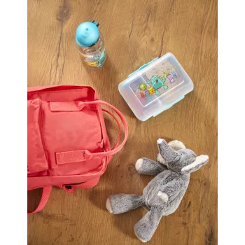 EMSA 518138 Kids set Monster, 0,4 l fľaša na pitie s boxom na desiatu, tyrkysová