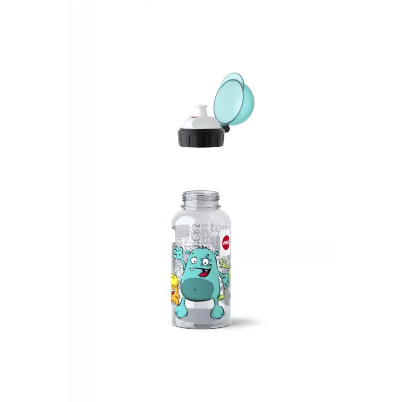 EMSA 518138 Kids Set Monster, fľaša na pitie 0,4 l s desiatovým boxom, tyrkysová
