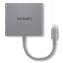 Lenovo GX91R64790 dokovacia stanica / port replikátor pre notebook káblový USB 3.2 Gen 1 (3.1 Gen 1) Type-C sivá