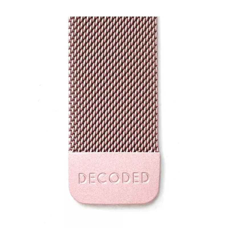 Decoded remienok na smart hodinky, ušľachtilá oceľ ružové zlato, jedno balenie