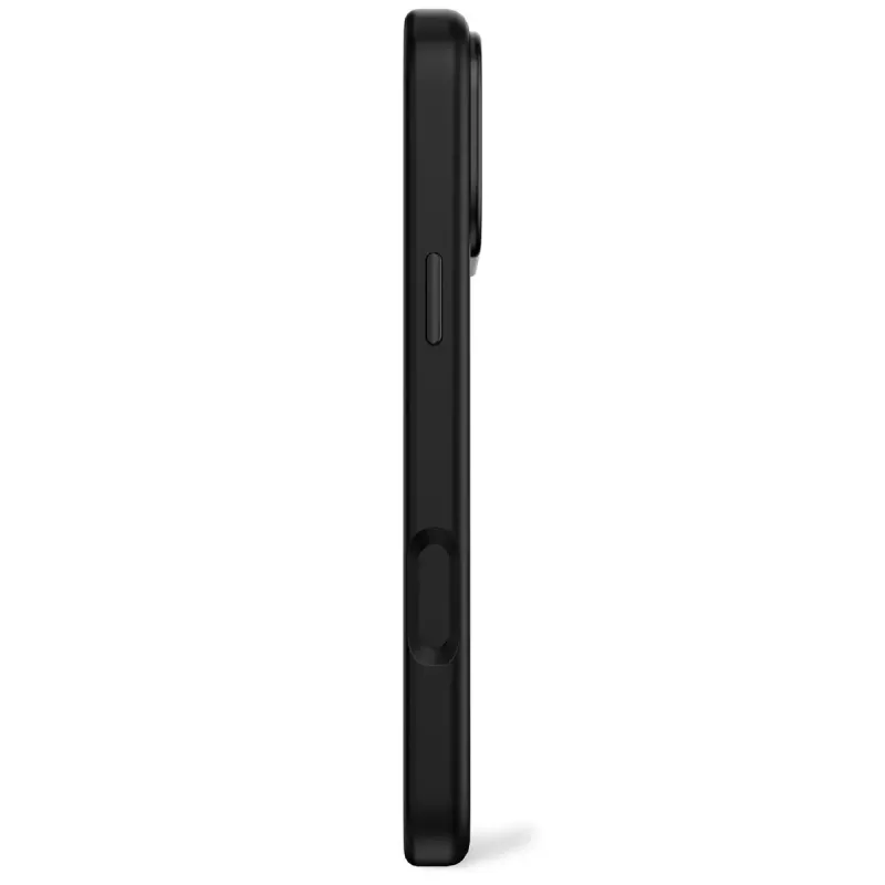 Decoded silikónový zadný kryt pre Apple iPhone 17 Pro Max — kompatibilný s 6,9 inch (17,5 cm), čierny, mikrovlákno/PU