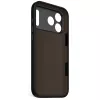 Decoded silikónový zadný kryt pre Apple iPhone 17 Pro Max — kompatibilný s 6,9 inch (17,5 cm), čierny, mikrovlákno/PU
